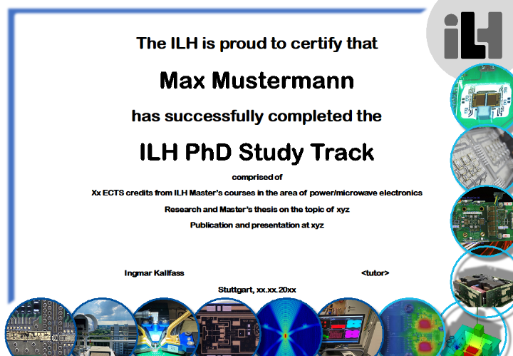 Certificate of the ILH PhD Track
